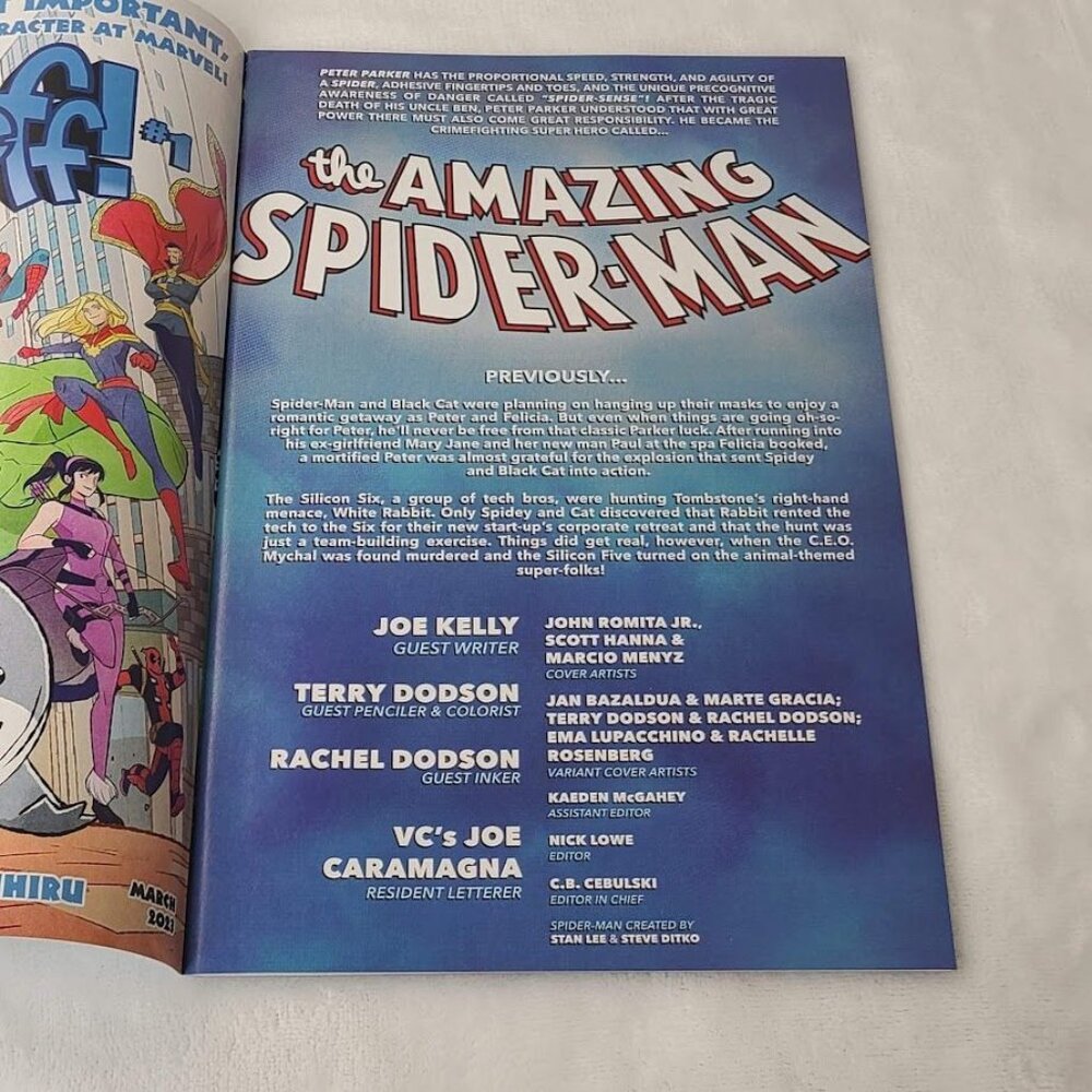 Amazing Spider-Man 20 Marvel Comics 2023 VF/NM 9.0 John Romata Jr Cover A - Picture 3 of 16